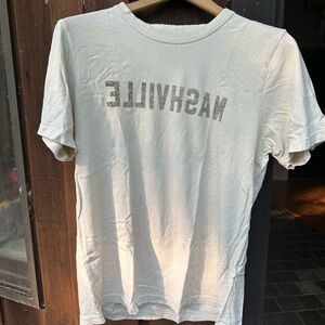 Imogene & Willie Nashville Cream T-Shirt Size M